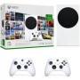 Serie Xbox S + Xbox Controlador inalámbrico Robot White + 3 meses Pase de juego