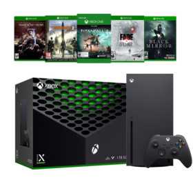 Microsoft 2023 Xbox Series X Game and Accessory Bundle - Controlador de 1 TB SSD Black Xbox X y controlador inalámbrico