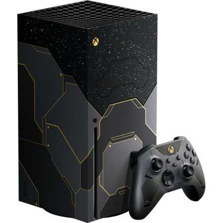 Microsoft -series- -X - Halo Infinite Limited Edition + 1 Controlador inalámbrico, verdadero juego 4K, hasta 120 fps, ca