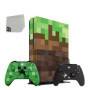 Microsoft 23C-00001 Xbox One S Minecraft Consola de juego 1TB de edición 1TB con controlador negro incluyó un paquete de