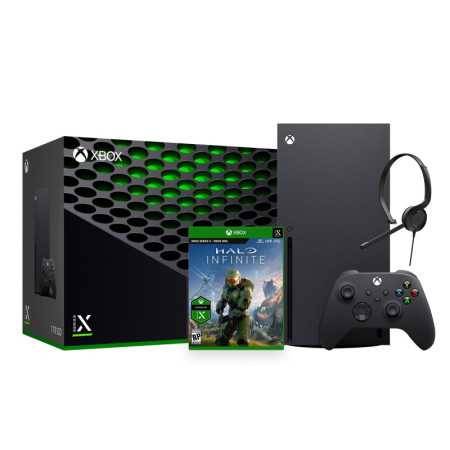 Xbox Series X último paquete de consola SSD SSD de 1 TB con Halo Infinite