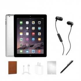 Apple iPad 4 (2012) Bundle, 16 GB, negro, Wi-Fi, auriculares internos, estuche, vidrio templado, lápiz óptico, accesorio Apple iPad 4 (2012) Bundle, 16 GB, negro, Wi-Fi, auriculares internos, estuche, vidrio templado, lápiz óptico, accesorio