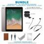 Apple iPad 6 (2018) Bundle, 32GB, Space Grey, Wi-Fi, Beats o JBL auriculares, estuche, vidrio templado, lápiz lápida, ac