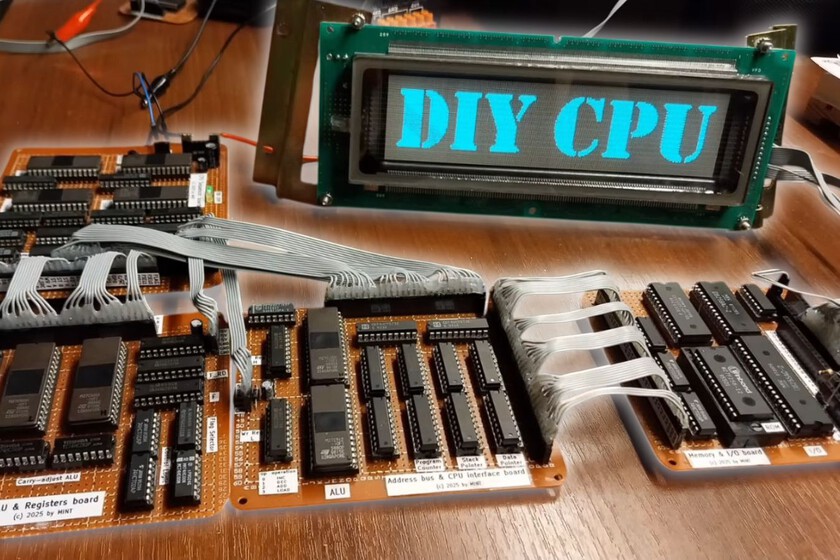 Un aficionado crea un CPU funcional con tecnología antigua