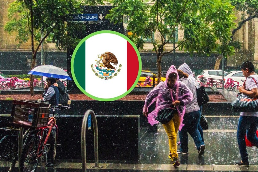 Clima lluvioso y cálido en México este fin de semana